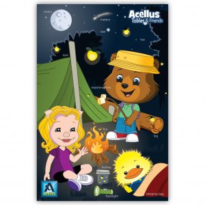 Tobler & Friends Poster - Camping