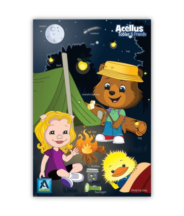 Tobler & Friends Poster - Camping