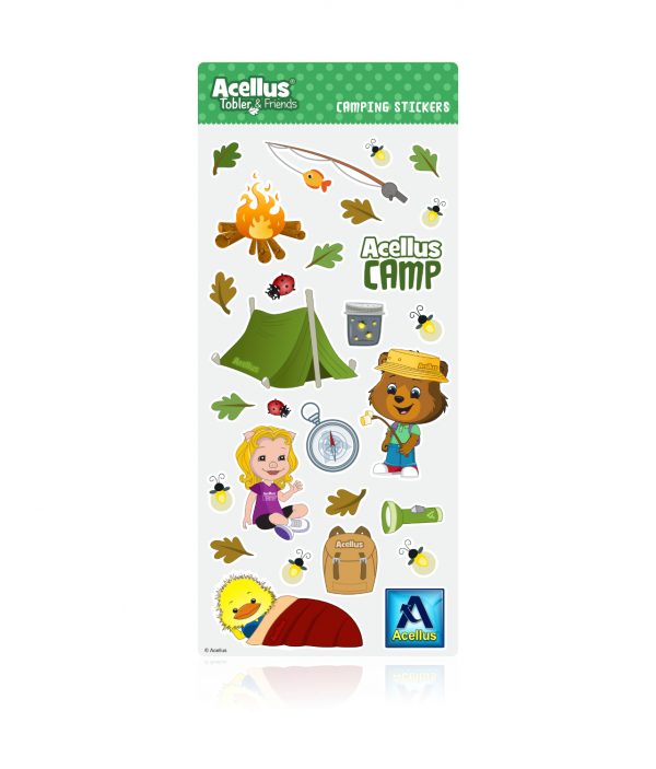 Acellus Tobler Camping Stickers