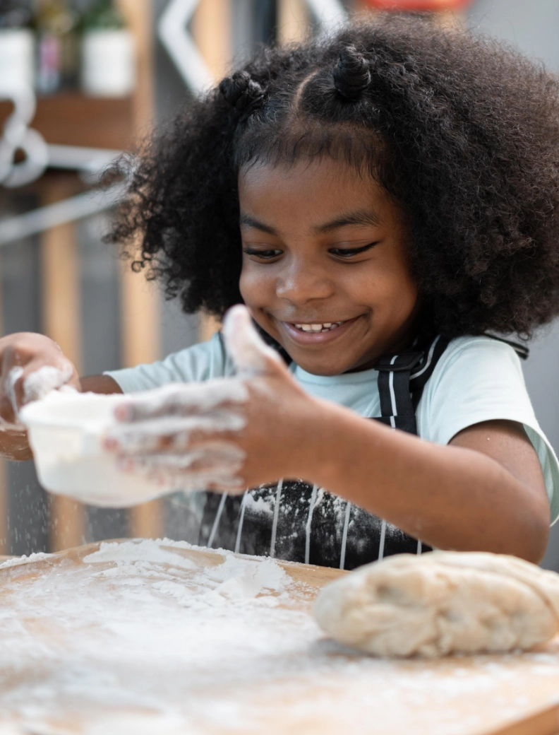 kids bread making class