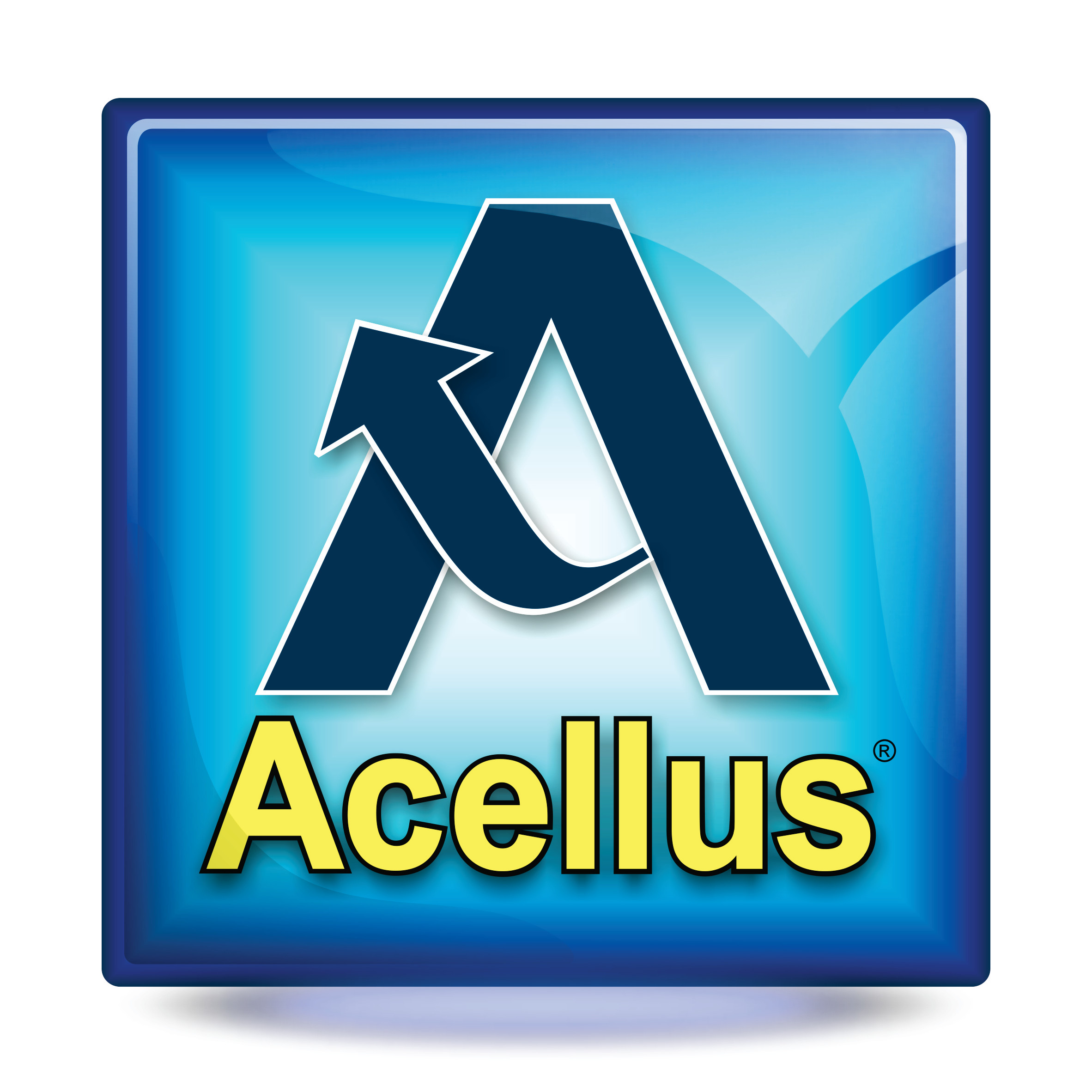 Acellus cube logo color acellus