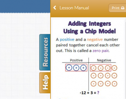 New Acellus Feature: Printable Lesson Manuals